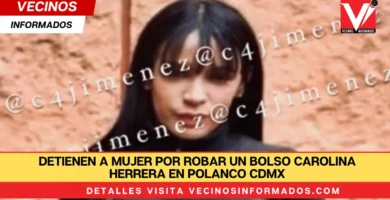 Detienen a mujer por robar un bolso Carolina Herrera en Polanco CDMX
