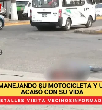 Ella iba manejando su motocicleta y un tráiler acabó con su vida