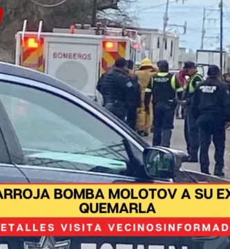 Fernando arroja bomba molotov a su exnovia para quemarla