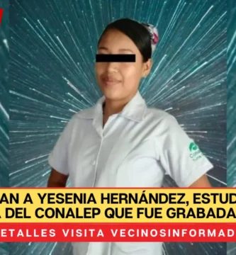 Localizan a Yesenia Hernández, estudiante de enfermería del Conalep que fue grabada en un VIDEO