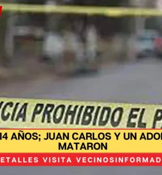 Ella tenía 14 años; Juan Carlos y un adolescente la mataron