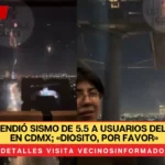 Así sorprendió sismo de 5.5 a usuarios del Cablebús en CDMX; «Diosito, por favor»