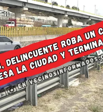 Delincuente roba un coche, atraviesa la ciudad y termina muerto; se llamaba Moisés