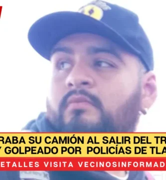 Tlalnepantla: Axel esperaba su camión cuando fue detenido y golpeado por policías