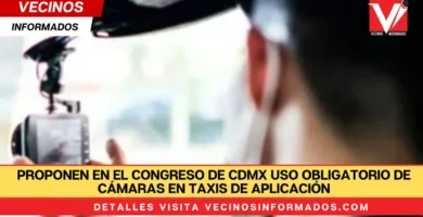 Proponen en el Congreso de CDMX uso obligatorio de cámaras en taxis de aplicación