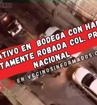 Desmantelan bodega con harina presuntamente robada en la col. Ampliación Progreso Nacional