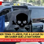 VIDEO: Javier tenía 73 años, fue a lavar su camioneta sin saber que lo matarían