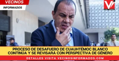 Proceso de desafuero de Cuauhtémoc Blanco continúa y se revisará con perspectiva de género