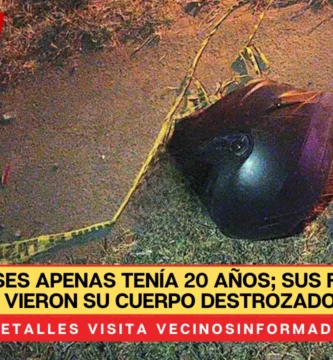 Diego Ulises apenas tenía 20 años; sus familiares vieron su cuerpo destrozado