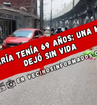 Doña María tenía 69 años; hoy una moto la dejó sin vida