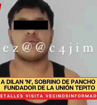 Detienen a Dilan 'N', sobrino de Pancho Cayagua, fundador de La Unión Tepito