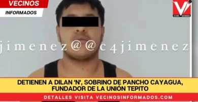 Detienen a Dilan 'N', sobrino de Pancho Cayagua, fundador de La Unión Tepito