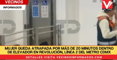 Mujer queda atrapada por más de 20 minutos dentro de elevador en Revolución, Línea 2 del Metro CdMx