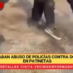 VIDEO: Graban abuso de policías contra dos chavos en patinetas