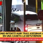 Juan Antonio intentó huir tras asesinar a su novia; en una caseta lo detuvieron