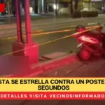 Motoneto se estrella contra un poste y muere en segundos