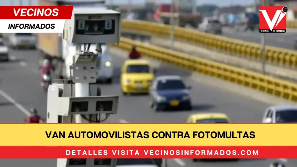 Van automovilistas contra fotomultas