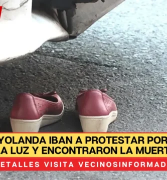 Lourdes y Yolanda iban a protestar por el costo de la luz y encontraron la muerte