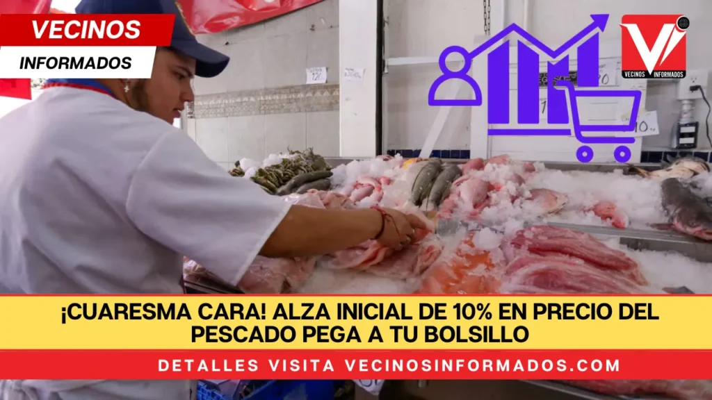 ¡Cuaresma cara! Alza inicial de 10% en precio del pescado pega a tu bolsillo