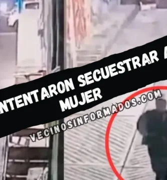 VIDEO: Así intentaron secuestrar a una mujer en calles de Naucalpan, Edomex