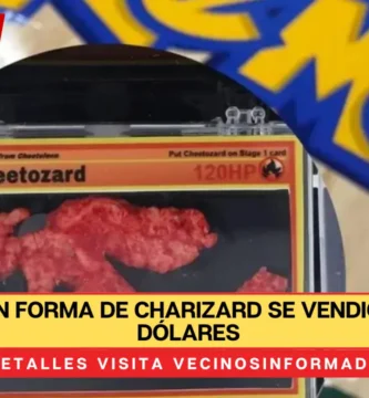 Cheeto con forma de Charizard se vendió por 87 mil dólares