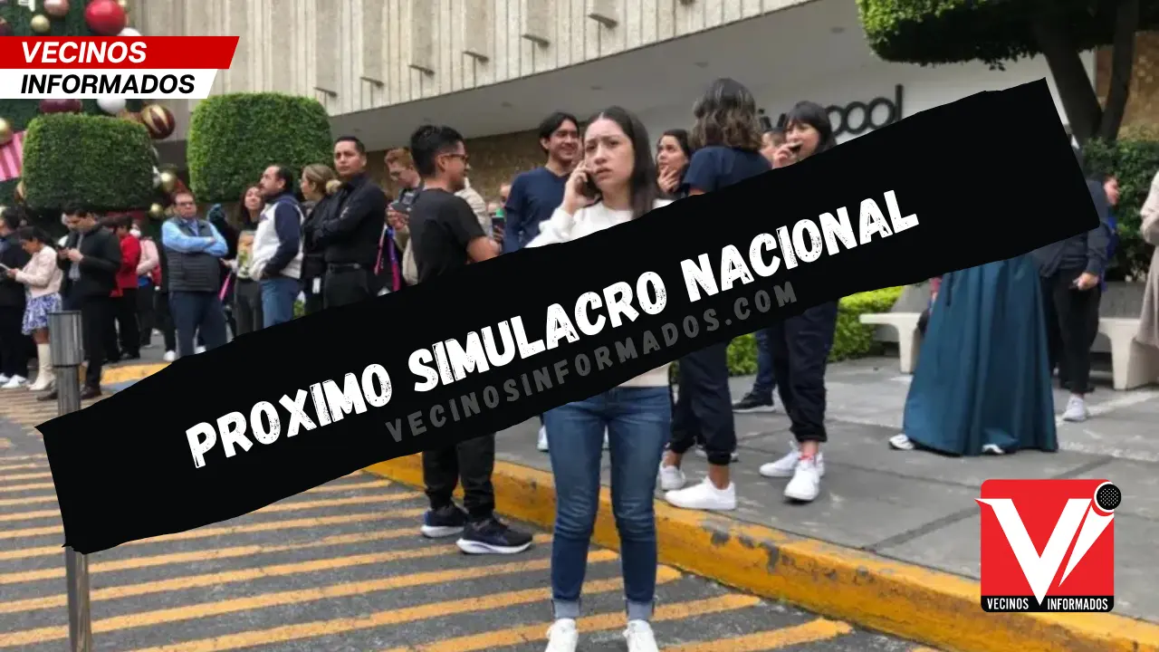 Anuncian fecha para el primer simulacro nacional de 2025 - Vecinos ...