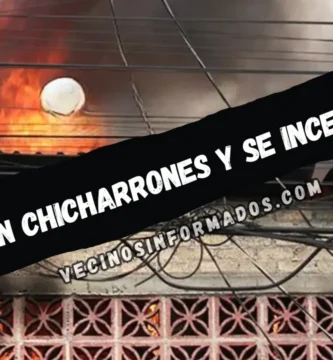 ‘En esa casa hacen chicharrones’; un incendio acabó con la parte de arriba