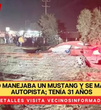 Alfonso manejaba un Mustang y se mató en la autopista; tenía 31 años