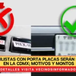 Automovilistas con porta placas serán multados en la CDMX; motivos y montos