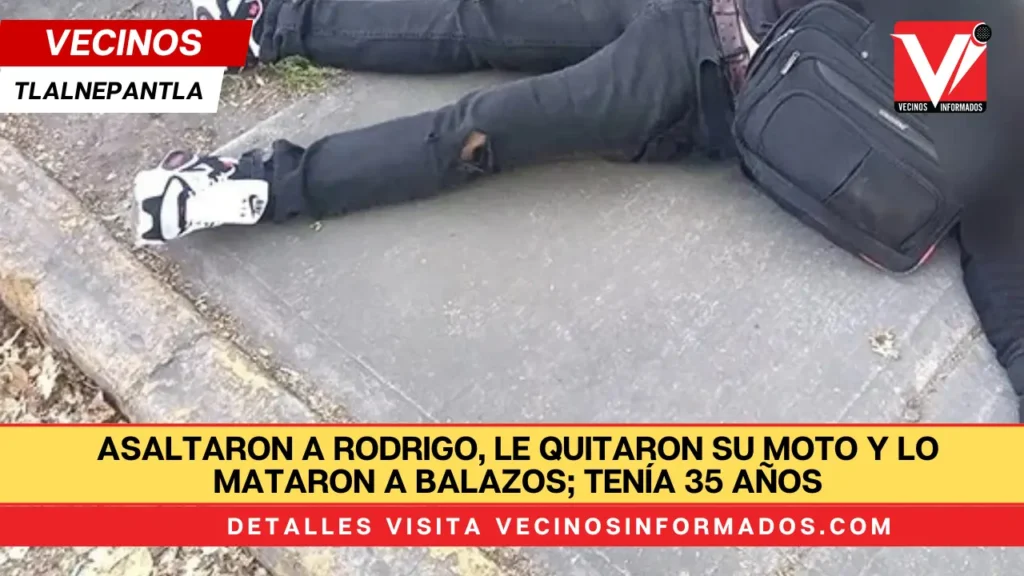 Asaltaron a Rodrigo, le quitaron su moto y lo mataron a balazos; tenía 35 años