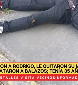 Asaltaron a Rodrigo, le quitaron su moto y lo mataron a balazos; tenía 35 años