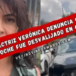VIDEO Actriz Verónica Jaspeado denuncia que su coche fue desvalijado en CU