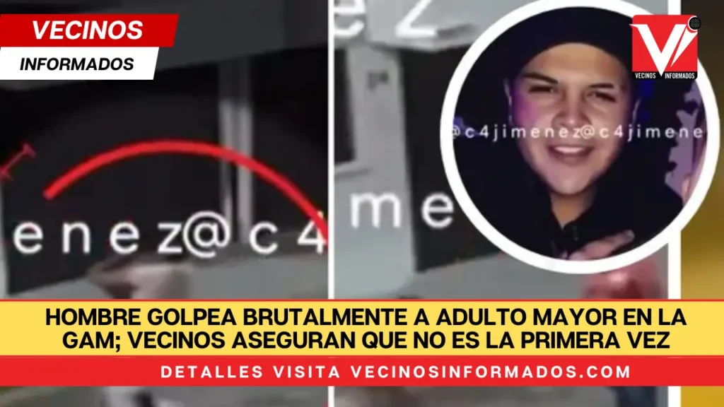 Hombre golpea brutalmente a adulto mayor en la GAM; vecinos aseguran que no es la primera vez