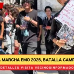 La Marcha Emo 2025, batalla campal