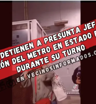 Metro despide a jefa de estación tras viralizarse video en presunto estado de ebriedad