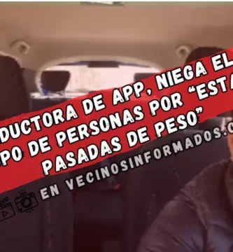Conductora de Uber sugiere pesar a pasajeros y se vuelve viral: ¿Protegió su auto o discriminó?"
