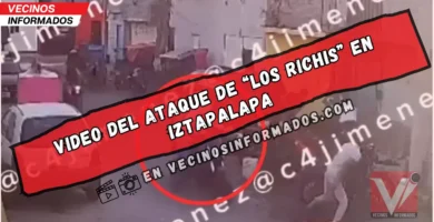 Video exclusivo: Captan ataque de 'Los Richis' en Iztapalapa que dejó dos muertos y tres heridos