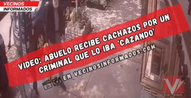 VIDEO: Abuelo recibe cachazos por un criminal que lo iba ‘cazando’