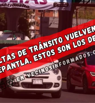 Multas de tránsito vuelven a Tlalnepantla, estos son los detalles