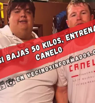 VIDEO ¡Le dará un millón de pesos! Entrenador del ‘Canelo’ reta a influencer a bajar 50 kilos