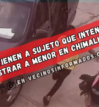Detienen a presunto implicado en intento de secuestro de menor en Chimalhuacán