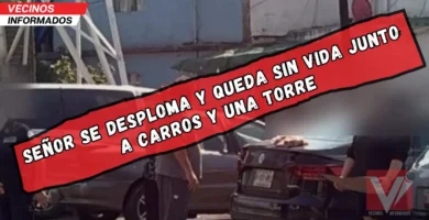 Hombre muere al desplomarse en vía pública de Naucalpan