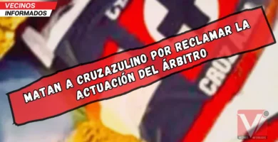 Matan a cruzazulino por reclamar la actuación del árbitro