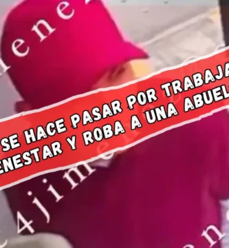 Hombre se hace pasar por trabajador de Bienestar y roba a una abuelita