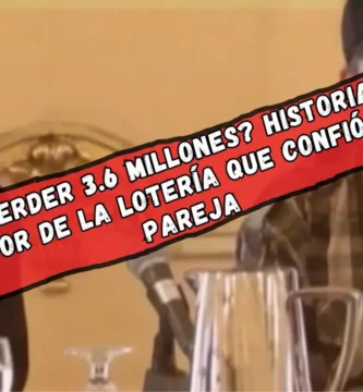 ¿Cómo perder 3.6 millones? Historia de un ganador de la lotería que confió en su pareja