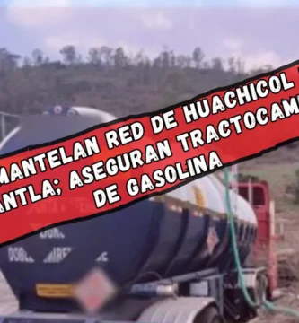 Olor a gasolina delata punto de huachicol en Tlalnepantla; autoridades aseguran todo el lugar