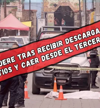 Albañil muere tras recibir descarga de 23 mil voltios y caer desde el tercer piso en Tlalpan