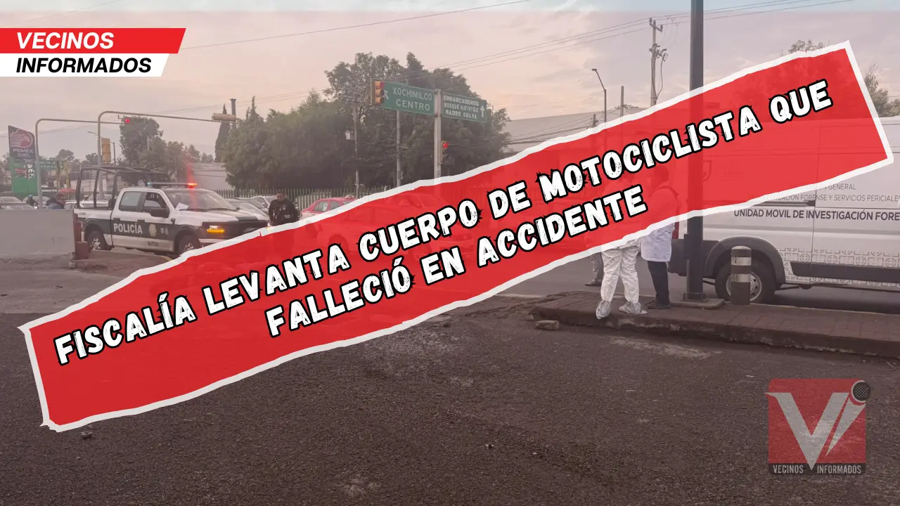 Motociclista pierde la vida tras derrapar y caer en Xochimilco ...