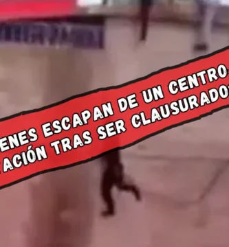 Jóvenes escapan de un centro de rehabilitación tras ser clausurado; el video se vuelve viral