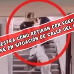 Video muestra cómo retiran con fuerza a un hombre en situación de calle de la Línea 3 del Metro CDMX